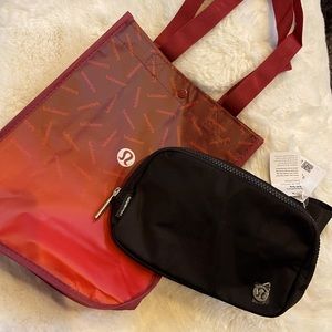 NWT Lululemon Everywhere Belt Bag 1L with BONUS Red reusable bag included